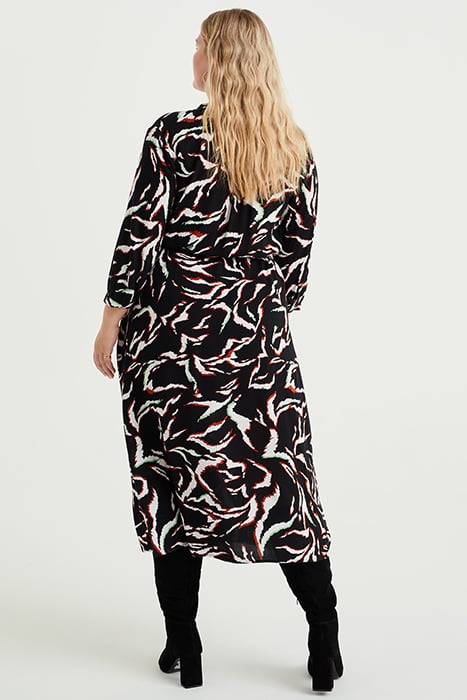 DRESS MID LENGTH BLACK 2