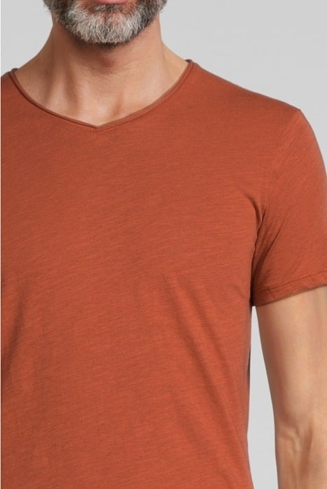 BRICK ESSENTIAL V-NECK T-SHIRT BRICK 4