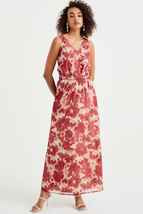 DRESS MAXI LENGTH MULTICOLOURED 1