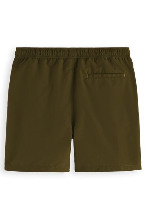 MID LENGTH SWIM SHORT SOLID ALGAE 2