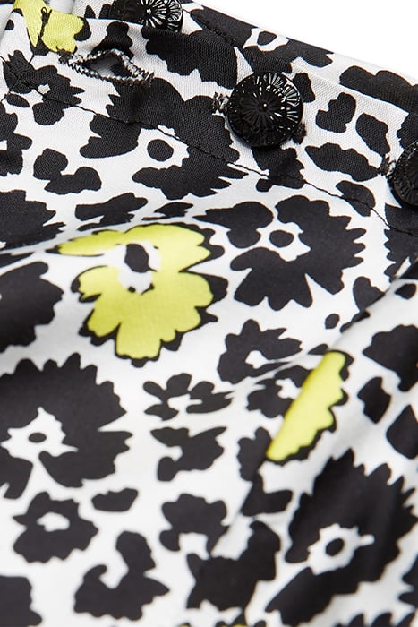 WILD BLOSSOM SHORT DRESS ECRU / YELLOW 7