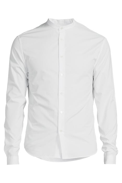 LONG SLEEVED SHIRT CLASSIC OFFICER COLLAR WHITE 3