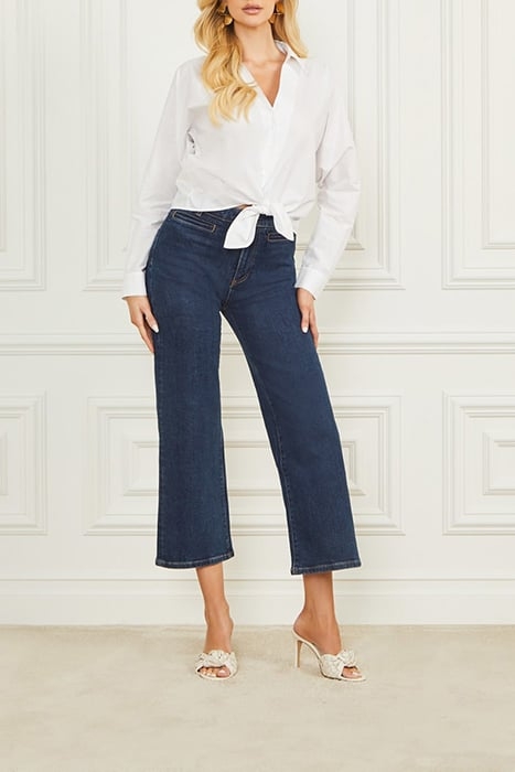 TIFFANY POPLIN BLOUS TRUE WHITE A000 1