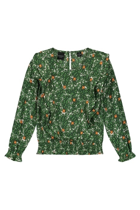 IRENE BLOUSE SAHARA GREEN 1