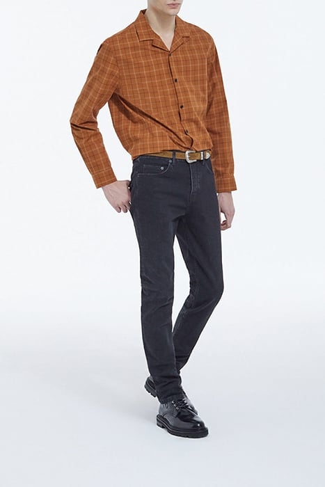 SHORT-SLEEVED SHIRT WITH EMBROIDERY DETAILS ROUILLE 3