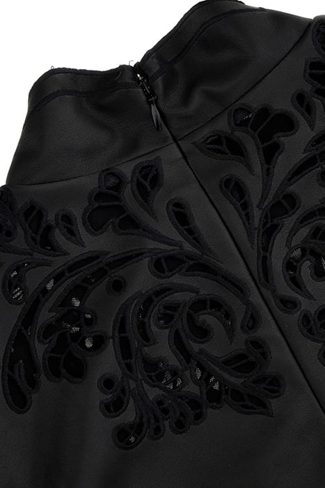 SOLANGE TOP JET BLACK BLOUSE 8