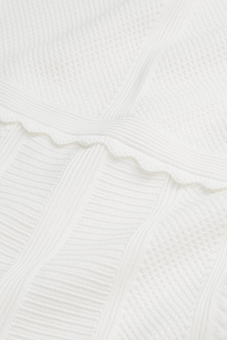 SHORT DRESS IN VISCOSE / NYLON WHITE 2