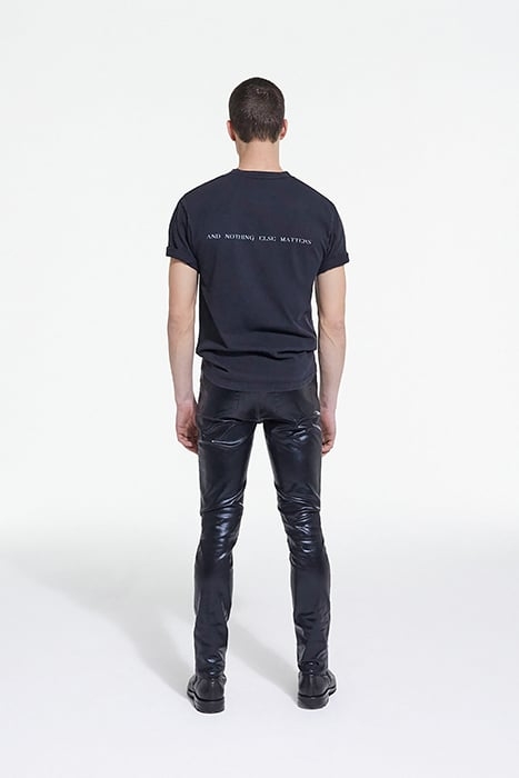 BLACK COATED SLIM JEANS BLACK 4