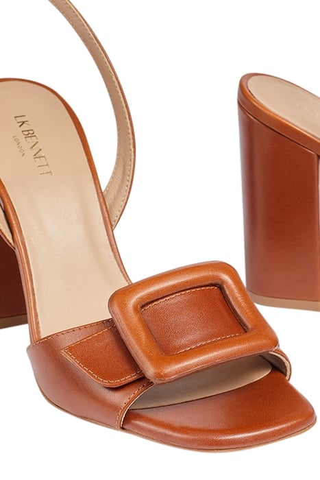 FS FLORANCE LEATHER BUCKL TAN 4