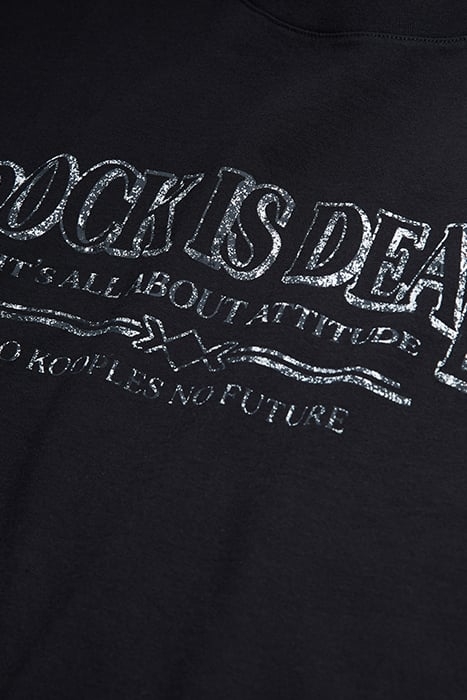 MC ROCK IS DEAD T-SHIRT BLACK WASHED 3