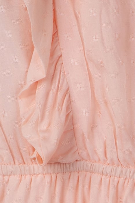 PEACH SLEEVELESS DRESS 3