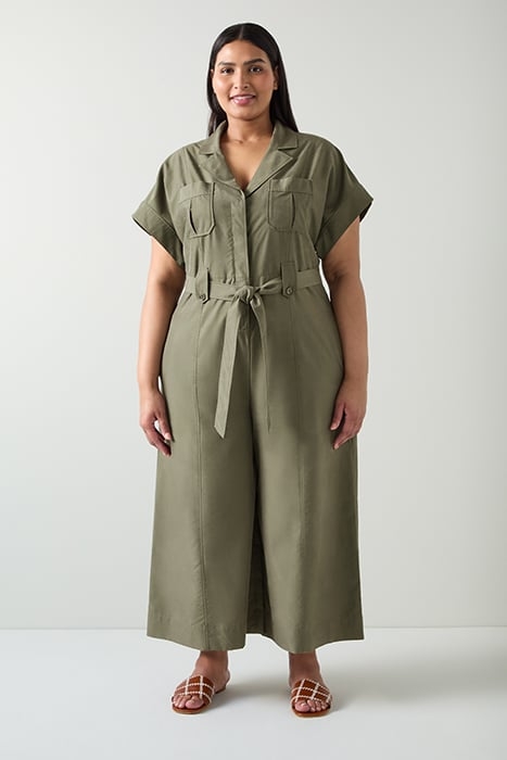 DR ISLA UTILITY JUMPSUIT KHAKI 1