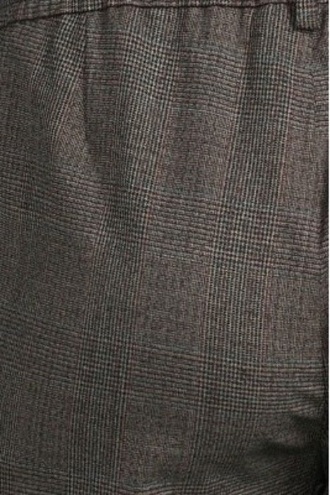 GREY PRINCE OF WALES MOTIF TRAVEL SUIT JOGGERS GREY 5