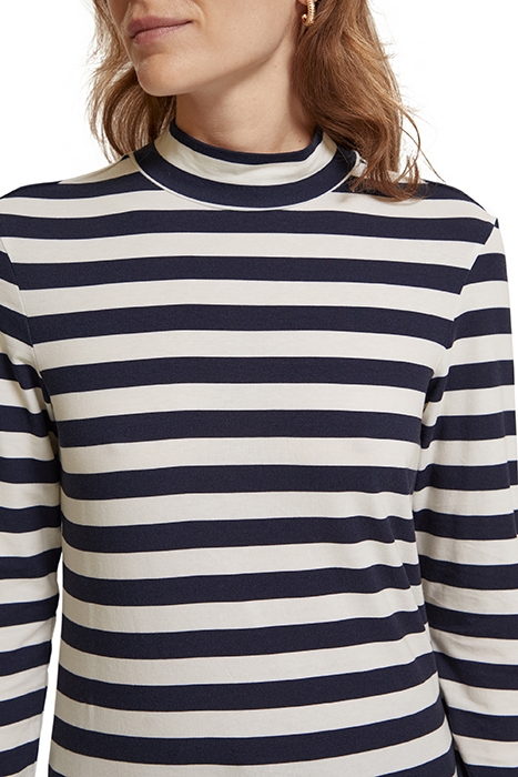ALL OVER PRINTED LONG SLEEVED T-SHIRT BRETON STRIPE 5