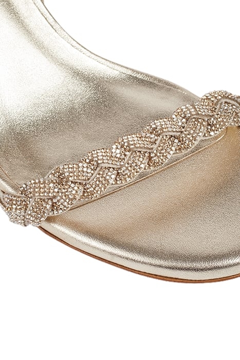 FS ANDRIA HEELED SANDAL GOLD 4