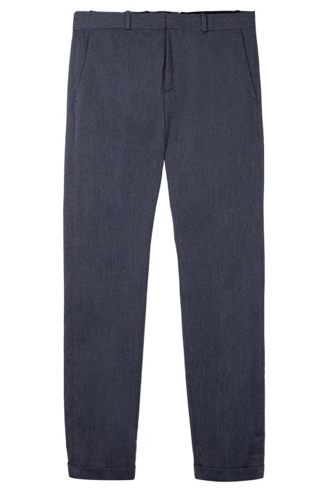 INDIGO DENIM-LOOK SUIT TROUSERS INDIGO 1