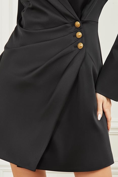 ELLE BLAZER DRESS JET BLACK 5