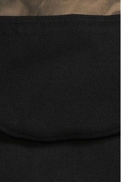 BLACK/BEIGE REVERSIBLE HOODED JACKET BLACK 5