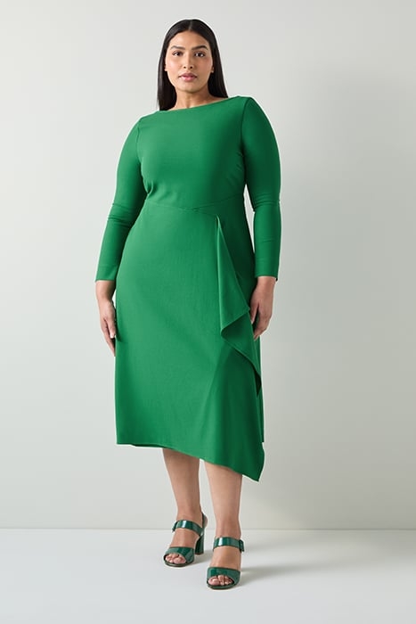 LENA - MIDI DRESS GREEN 1