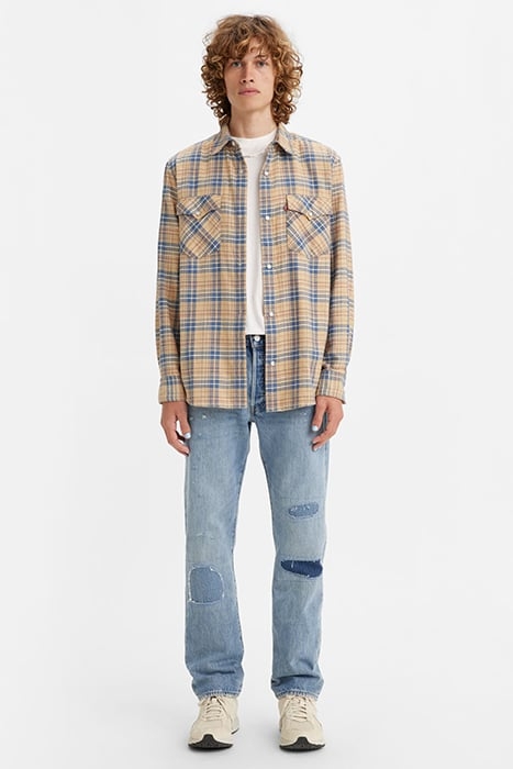 501 STRAIGHT JEANS BLUE 1