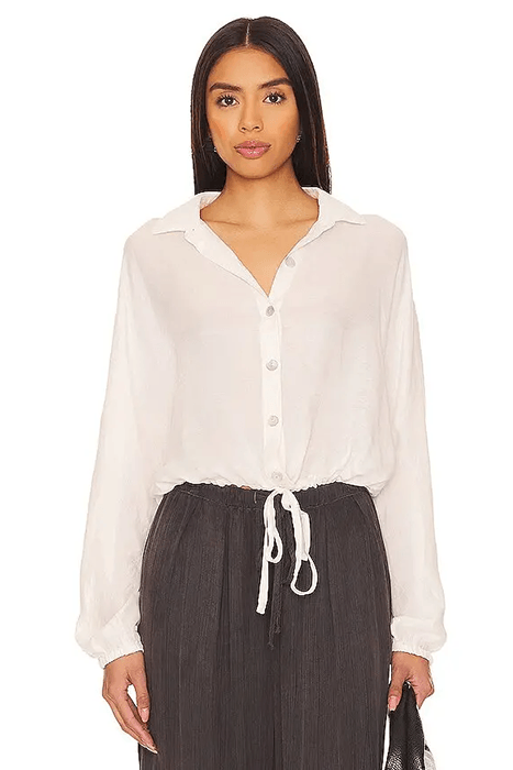 DRAWCORD WAIST SHIRT KHAKI STONE 1