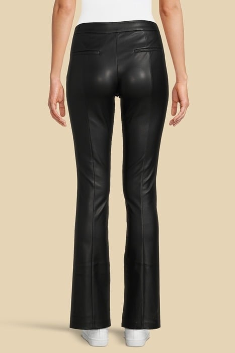 NEW SALLY PANT JET BLACK LEATHER 2