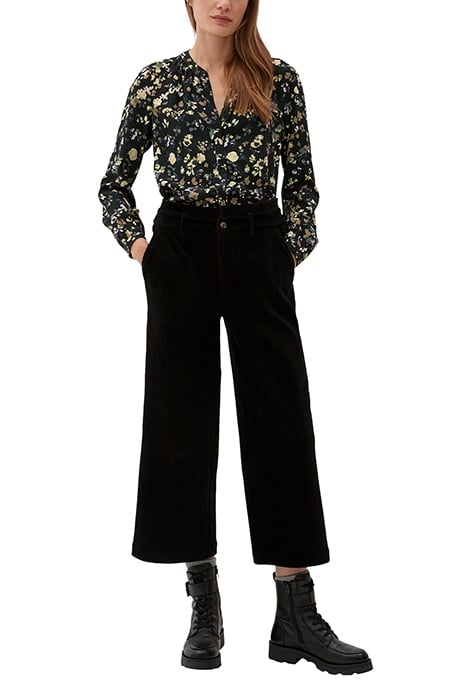 S.OLIVER BLOUSES GREY/BLACK 3