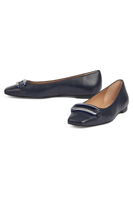 CAYDEN SQUARE BALLERINA SHOES NAVY 3