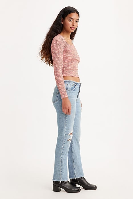 501 STRAIGHT JEANS BLUE 4
