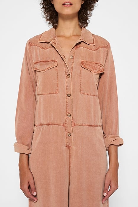 WORKER JUMPSUIT SADDLE BROWN 5