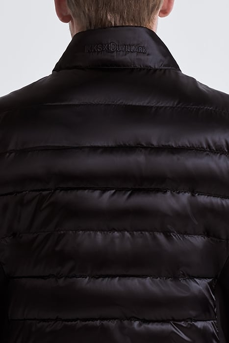 BLACK MIXED FABRIC IKKS X DUVILLARD BODYWARMER BLACK 6