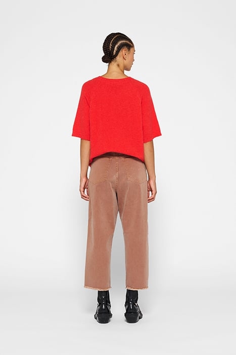 EASY TWILL PANTS SADDLE BROWN 2