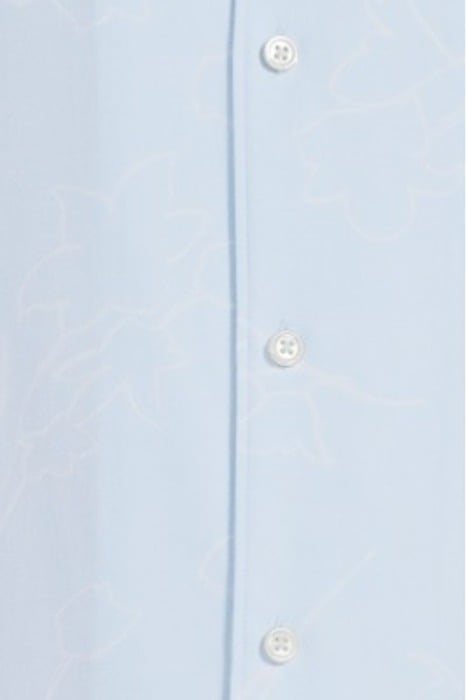 IRVING SHORT-SLEEVE SHIRT IN FLORAL FLUID TWILL SKYLIGHT MUL 5