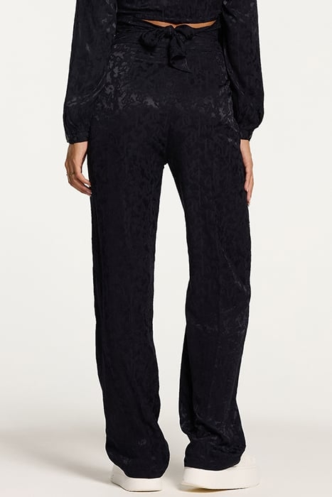 LADIES MILANO TROUSERS FOREST JAQUARD DARK NAVY BLUE 2