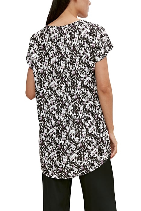 COMMA BLOUSES GREY/BLACK 2