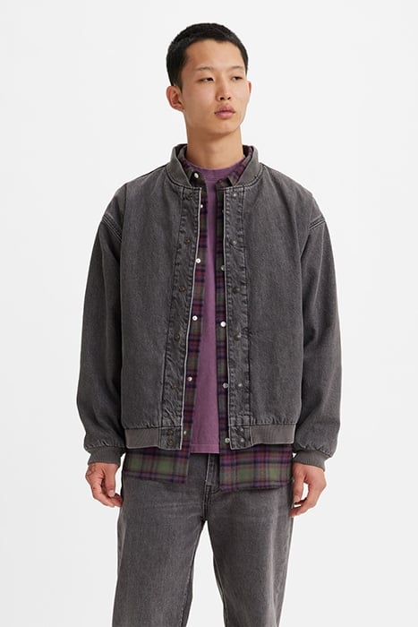 CHESTNUT BOMBER JACKET GREY 1