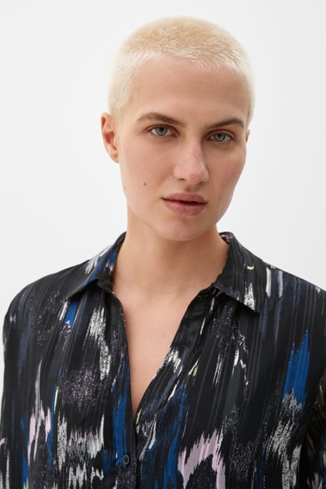 S.OLIVER BLOUSES GREY/BLACK 5