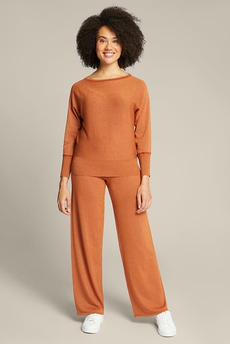 LUREX ECOVERO™ VISCOSE SWEATER ORANGE 3