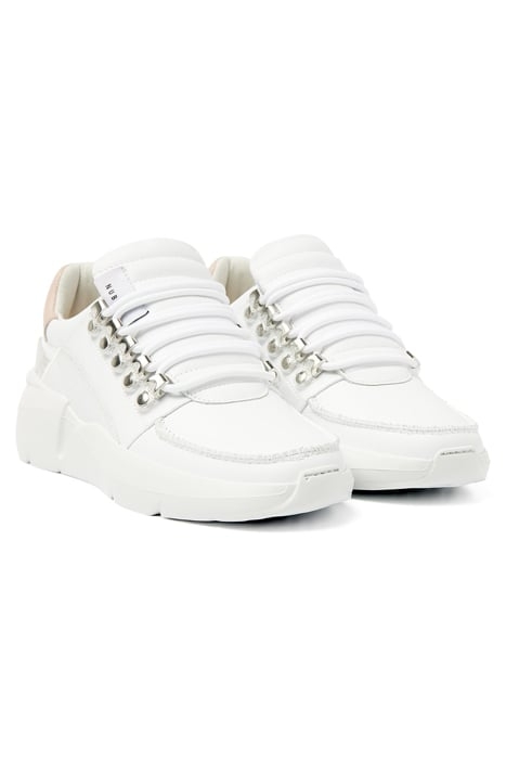 ROQUE ROMAN (L) WHITE LEATHER - NUDE 2