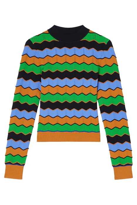 ELINA ZIG KNITTED SWEATER MULTICOLOR 4