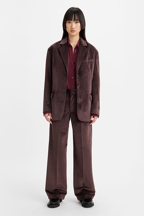 BAGGY WIDE-LEG & FLARED JEANS PANT BROWN 1