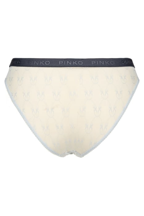 SENZA PAROLE 2 SLIP PIZZO INDEMAGLIATO JACQUARD C/LOGO AZURE 2