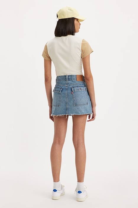 ICON DENIM SKIRT BLUE 2