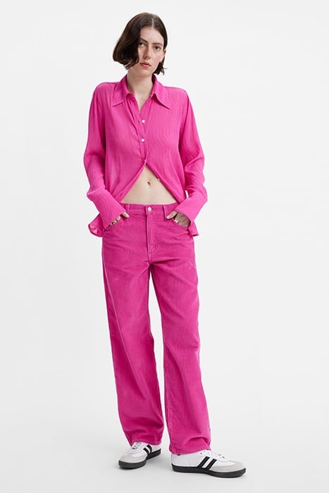 BAGGY WIDE-LEG & FLARED JEANS PANT PINK 6