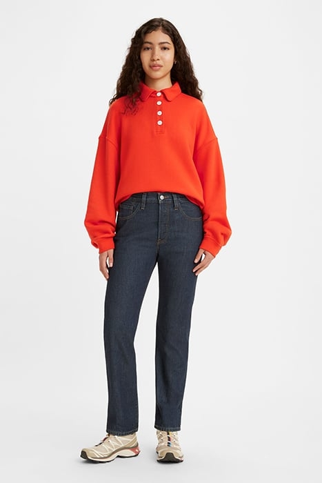 501 STRAIGHT JEANS NAVY 1