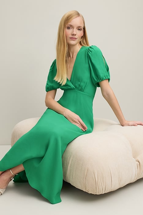 HERMIA V MIDI DRESS GREEN 4