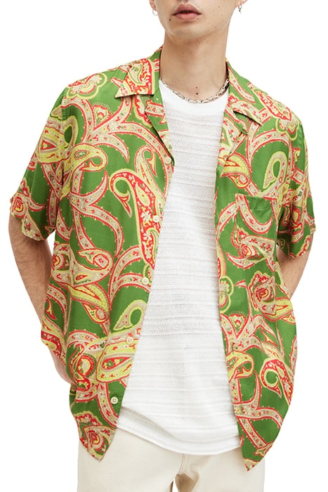 MORGANZA SS SHIRT BRIGHT GREEN 1