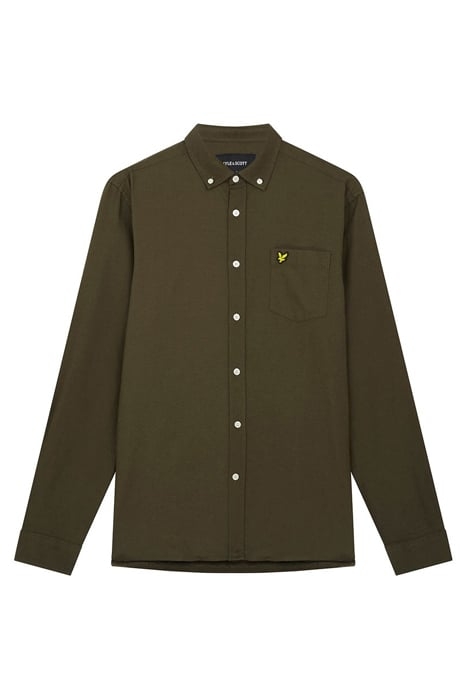 REGULAR FIT LIGHT WEIGHT OXFORD SHIRT OLIVE 4