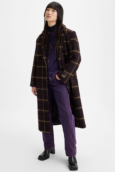 OFF SINGLE BREASTED COAT MULTICOLOUR 1