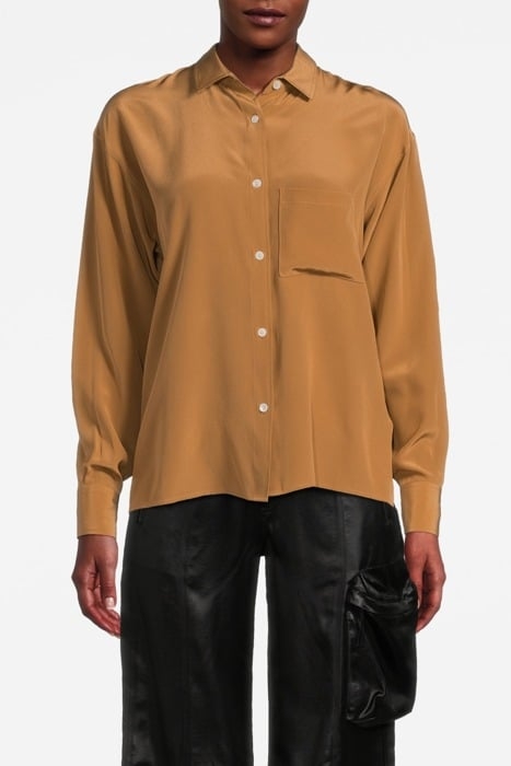 SILK SHIRT BUTTERSCOT 1